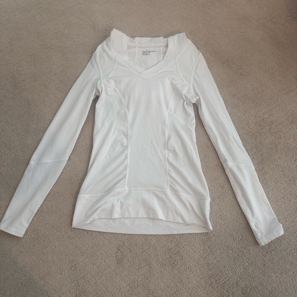 Zella Women's White Long Sleeve Jacket